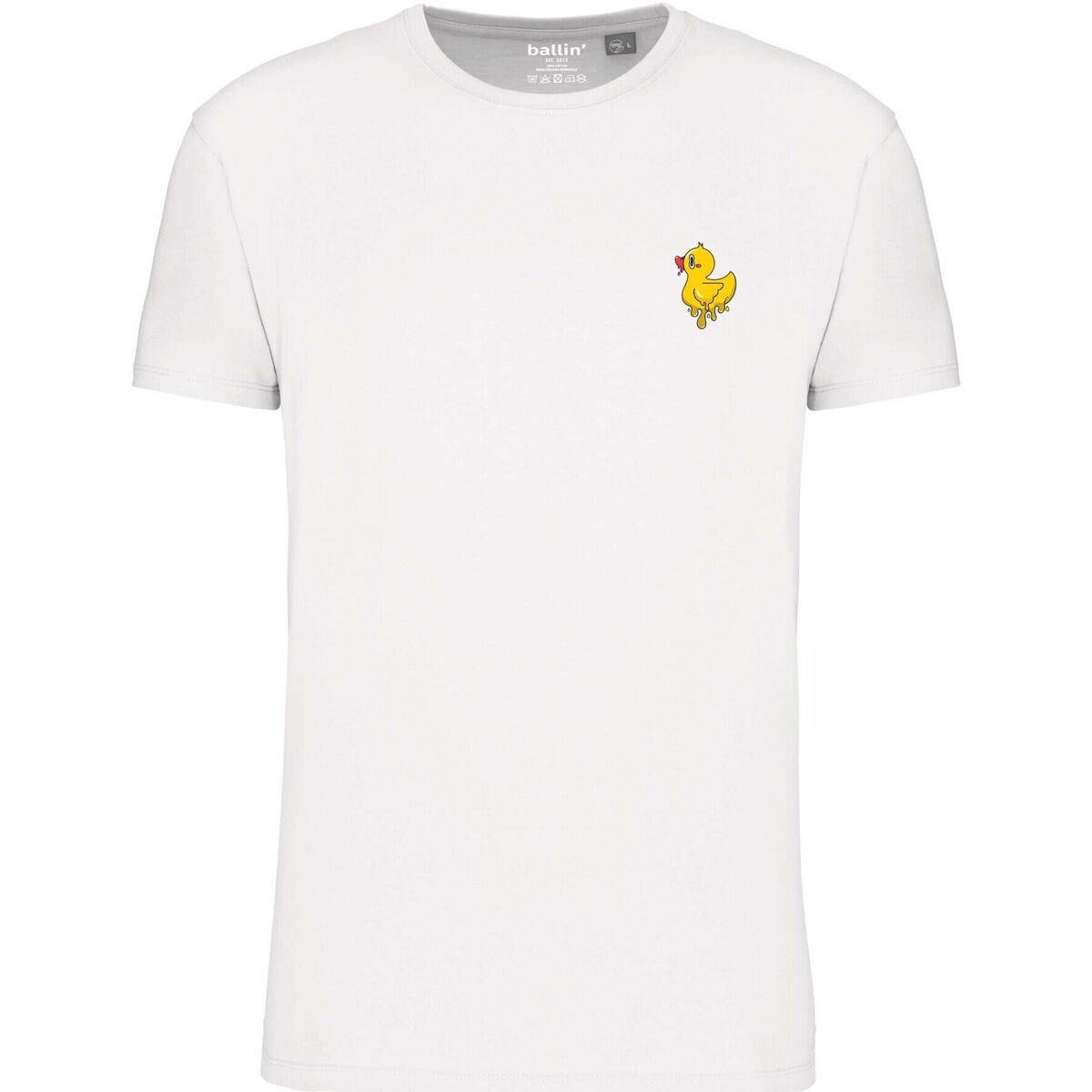 Textil Homem T-Shirt mangas curtas Ballin Est. 2013 Backprint Duck Shirt Branco