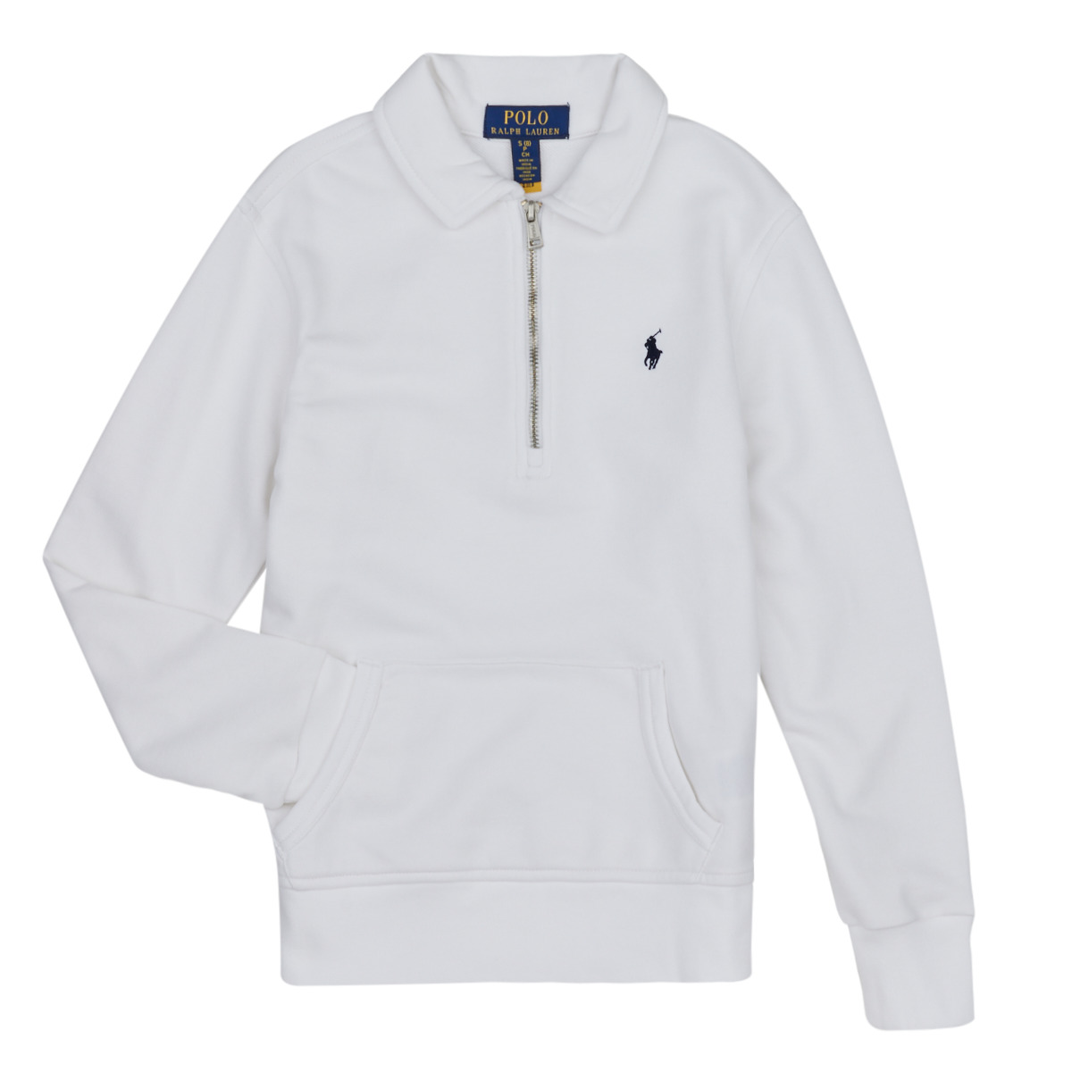 Textil Criança Sweats Polo Ralph Lauren LS HZ M7-KNIT SHIRTS-SWEATSHIRT Branco