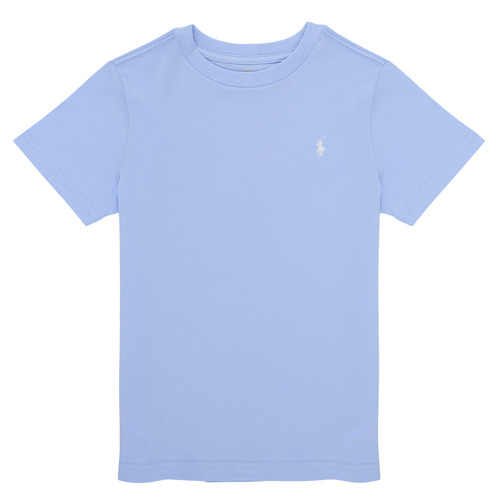 Textil Criança T-Shirt mangas curtas Polo Ralph Lauren SS CN-TOPS-T-SHIRT Azul