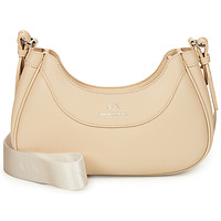 Malas Mulher Bolsa de ombro Armani Exchange WAVE HOBO S Marfim