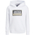 Textil Rapaz Sweats Jack & Jones 12254120 JCOLOGAN SS24 PRINT SWEAT HOOD SN JNR WHITE Branco
