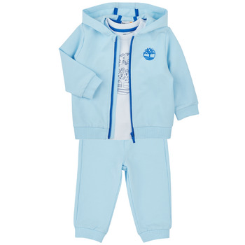 Textil Rapaz Conjunto Timberland T60397 Azul / Céu / Branco