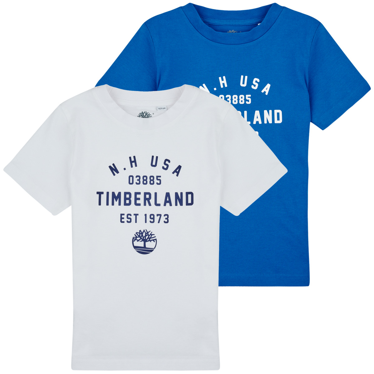 Textil Rapaz T-Shirt mangas curtas Timberland T60426 Branco / Azul