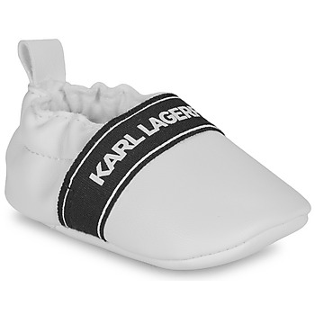 Sapatos Criança Pantufas bebé Karl Lagerfeld SO CUTE Z30579 Branco / Preto