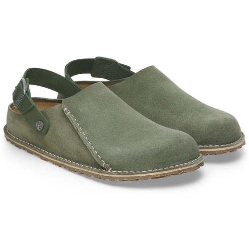 BIRKENSTOCK Lutry Premium Suede Leather Narrow - Thyme Verde
