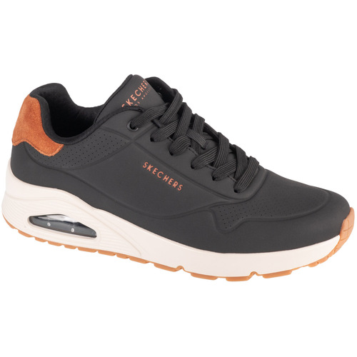 Sapatos Homem Sapatilhas Skechers Uno - Suited On Air Preto