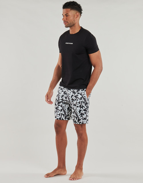 Emporio Armani SHORT PYJAMAS SET Preto / Verde