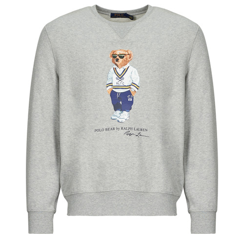 Textil Homem Sweats Polo Ralph Lauren SWEATSHIRT COL ROND POLO BEAR Cinza