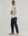 Textil Homem Camisas mangas comprida Polo Ralph Lauren CHEMISE COUPE DROITE EN LIN Creme / Full / Creme
