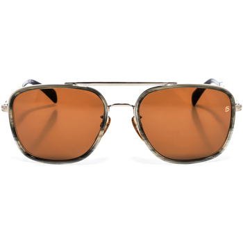 Relógios & jóias Homem óculos de sol David Beckham 7039FS-2W8 Cinza