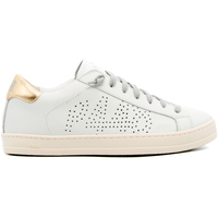 Sapatos Mulher Sapatilhas P448 JOHN WHI-GOLD Branco
