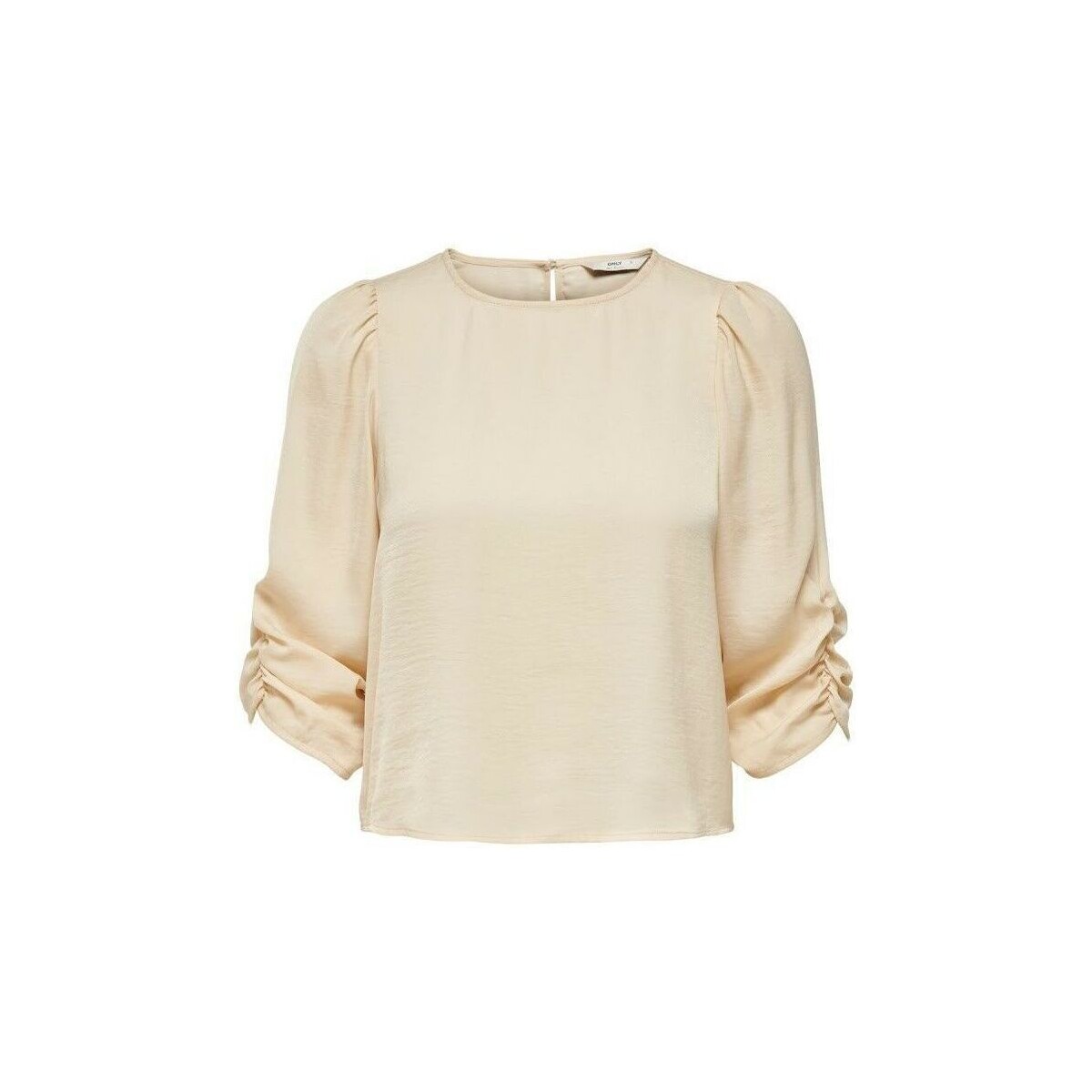 Textil Mulher camisolas Only 15251370 LEVA-CREME BRÛLÉE Bege