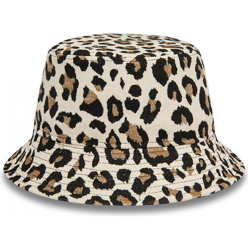 New-Era Wmns leopard bucket newera Bege