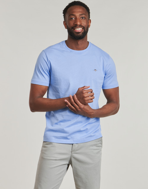 Gant REG SHIELD SS T-SHIRT Azul