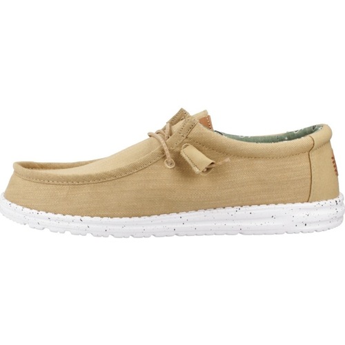 HEYDUDE WALLY WASHED CANVAS Amarelo