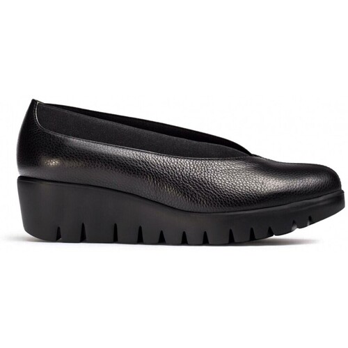 Wonders ZAPATOS DE PIEL CÓMODOS NEGROS DE MUJER  AGADIR C-33332 Preto