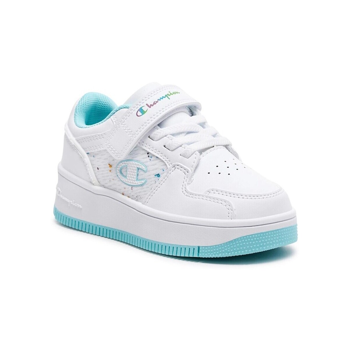 Sapatos Criança Sapatilhas Champion Rebound Platform Abstract Branco