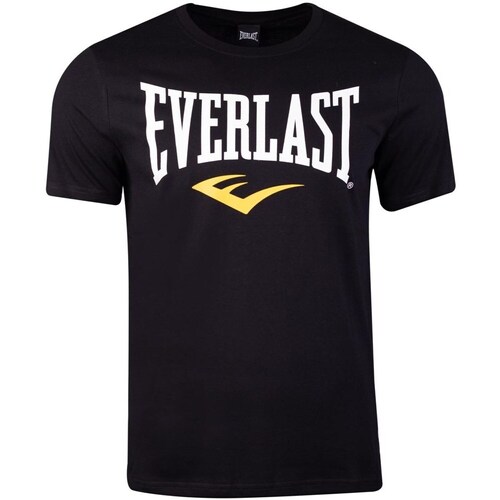 Textil Homem T-Shirt mangas curtas Everlast 37M290J862000 Preto