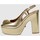 Sapatos Mulher Sapatos & Richelieu KG by Kurt Geiger ZAPATO  BELGRAVIA PLATFORM SLING ORO Ouro