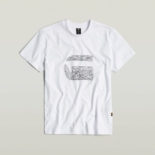 G-Star Raw D25674-C336 STUTCH BURGER-110 WHITE Branco