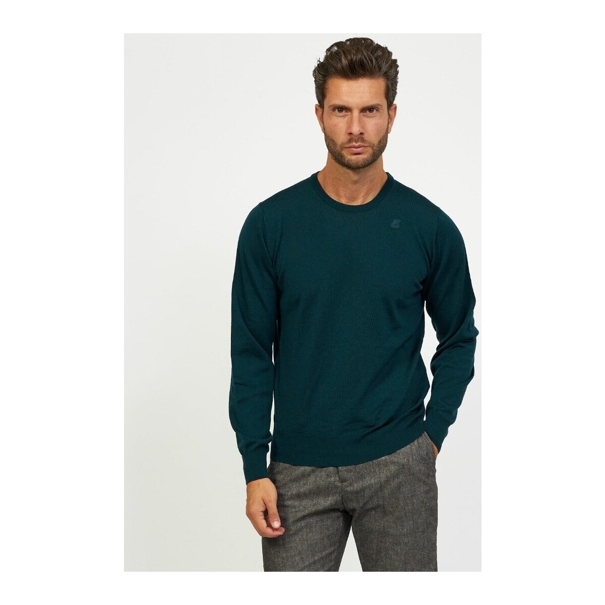 Textil Homem camisolas K-Way K6113BW Verde