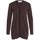 Textil Mulher Casacos Vila Noos Casaco Ril Cardigan - Coffee Bean Castanho