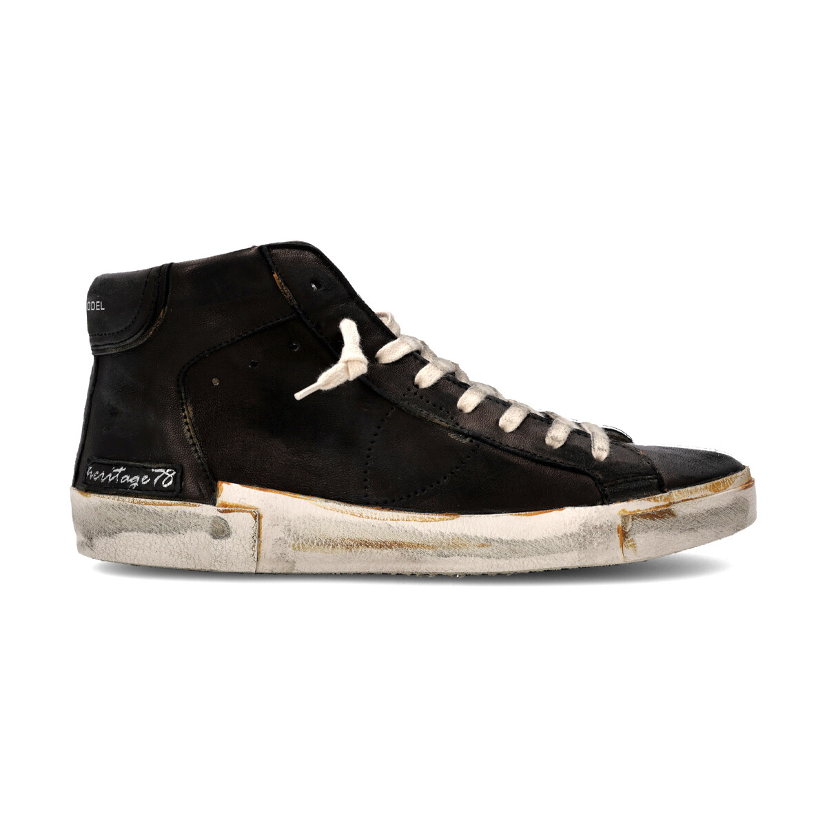 Sapatos Homem Sapatilhas Philippe Model PRHUHE02 PRSX HIGH Preto