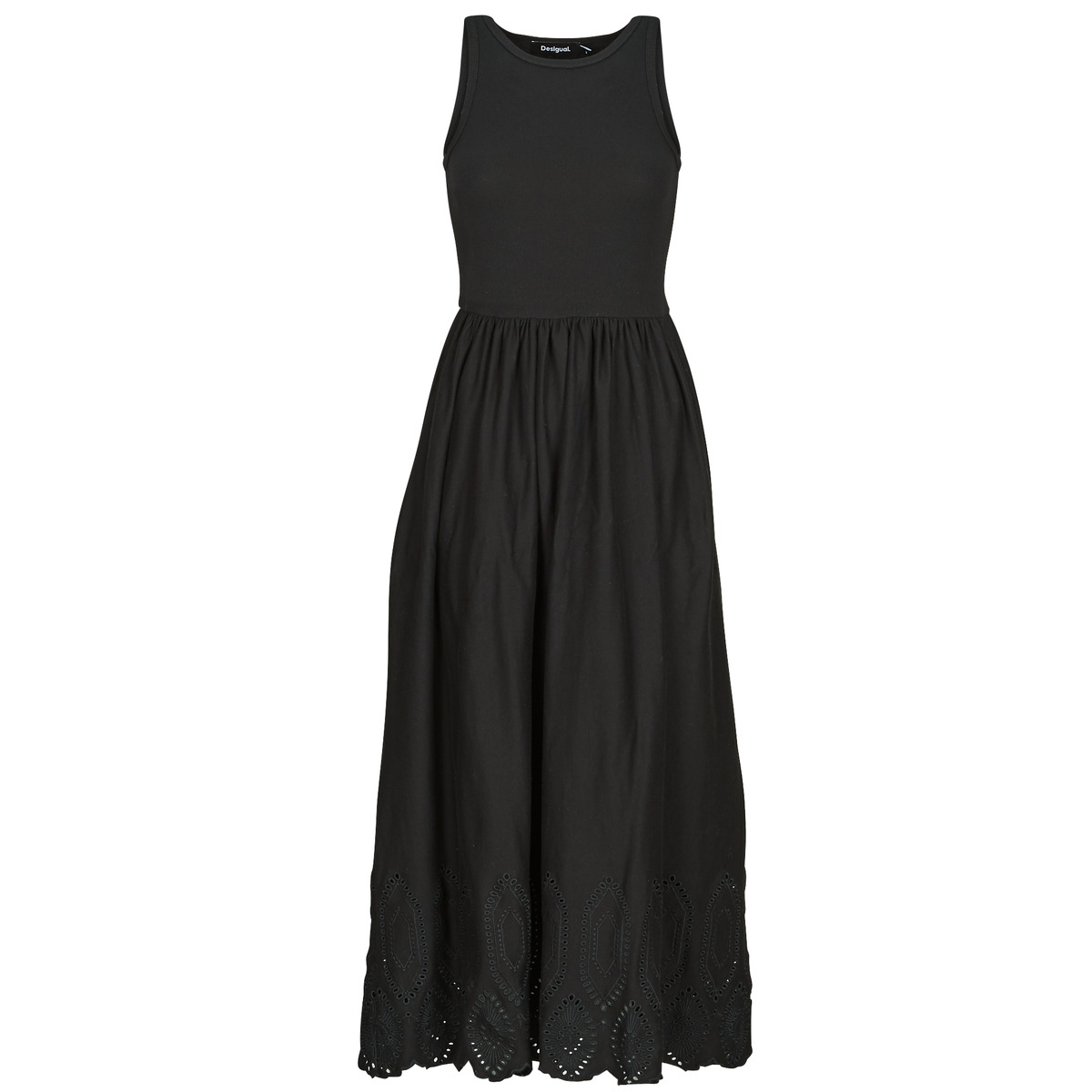 Textil Mulher Vestidos compridos Desigual DIJON Preto