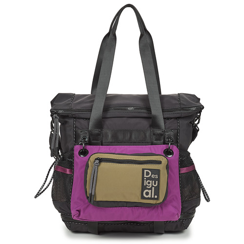 Malas Mulher Mochila Desigual MODULARIS BLUE25 VOYAGER Preto / Violeta