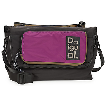 Malas Mulher Bolsa tiracolo Desigual MODULARIS BLUE25 VENECIA MULTI Preto / Violeta