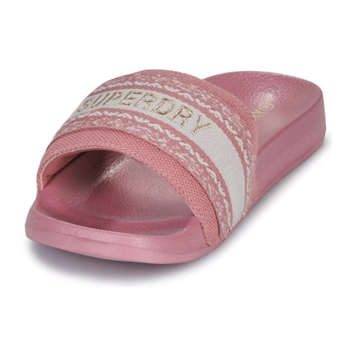 Superdry SANDALE PISCINE INTEREST Rosa
