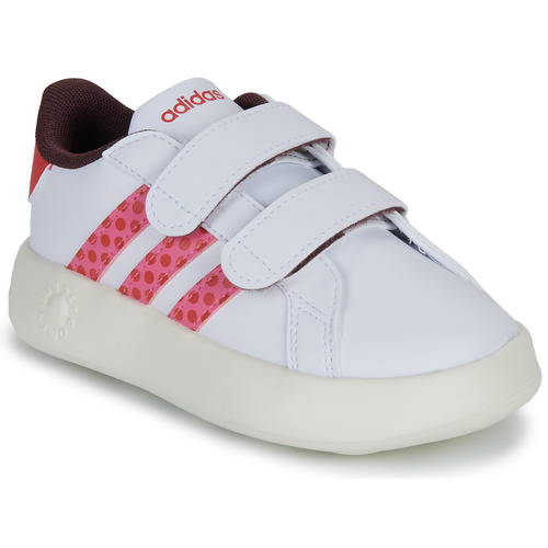 Sapatos Rapariga Sapatilhas Adidas Sportswear GRAND COURT MINNIE CF I Branco / Rosa / Minnie