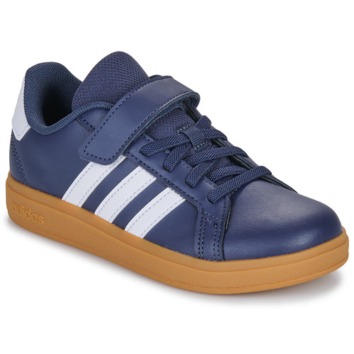 Sapatos Rapaz Sapatilhas Adidas Sportswear GRAND COURT 2.0 EL C Marinho / Camel