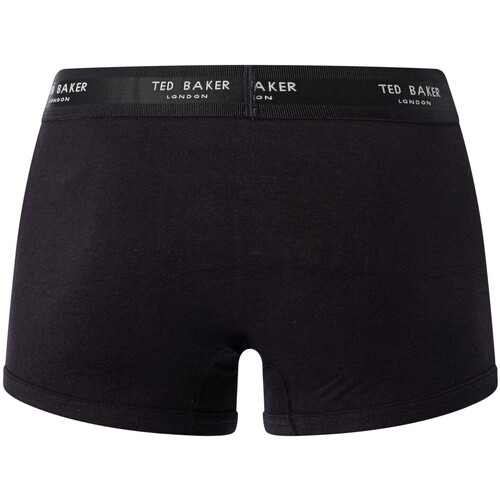 Ted Baker 3 packs de calções elásticos de algodão Preto