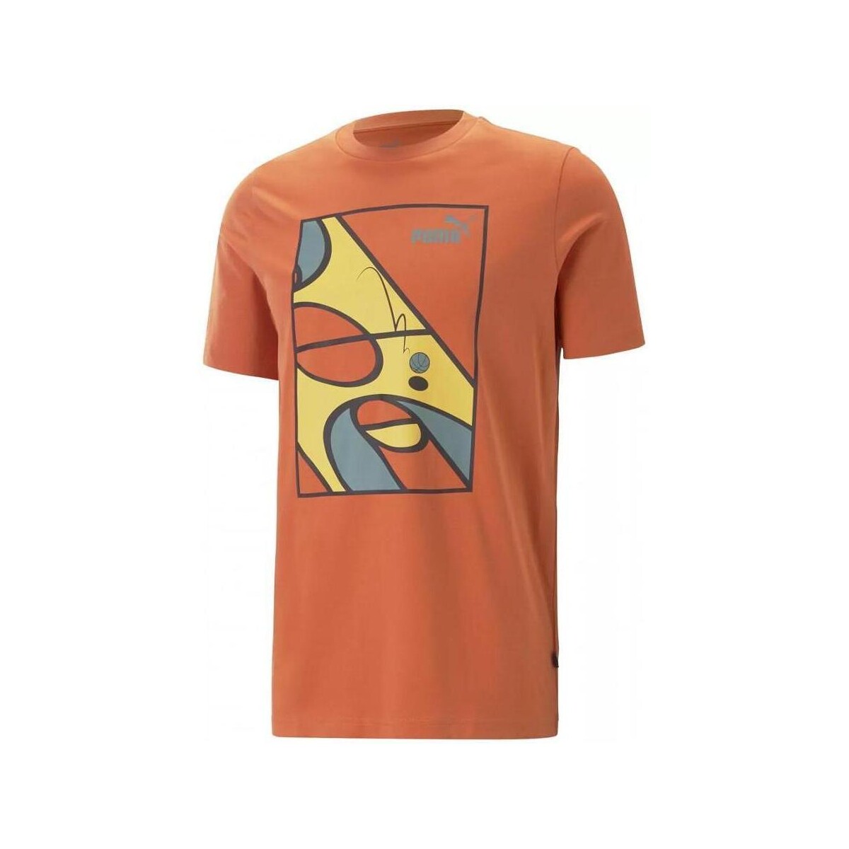 Textil Homem T-shirts e Pólos Puma  Laranja