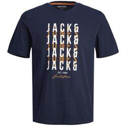 Textil Rapaz T-shirts e Pólos Jack & Jones  Azul