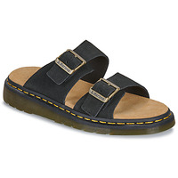 Sapatos Chinelos Dr. Martens Josef Black Suede Preto