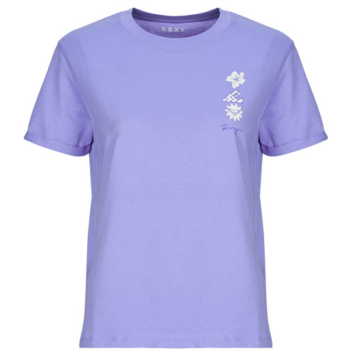 Textil Mulher T-Shirt mangas curtas Roxy OCEANREGULAR ART Azul