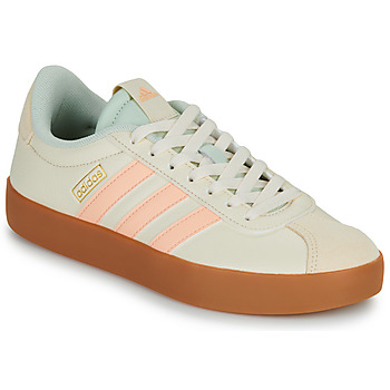 Sapatos Mulher Sapatilhas Adidas Sportswear VL COURT 3.0 Bege / Rosa