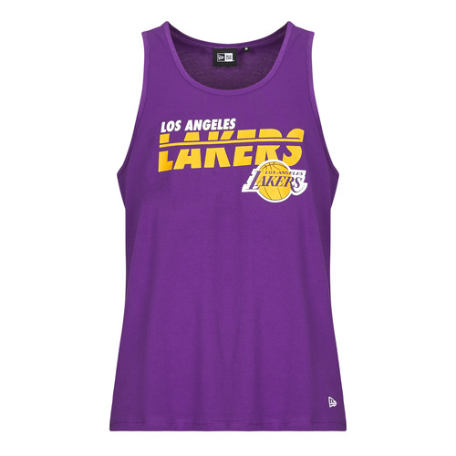 Textil Homem Tops sem mangas New-Era NBA ESSENTIALS TANK LOS ANGELES LAKERS Violeta