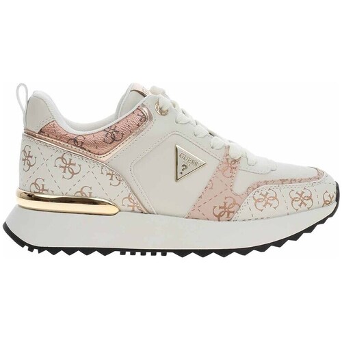 Sapatos Mulher Sapatilhas Guess FLTKYNELE12ICE Branco, Cor-de-rosa
