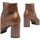 Sapatos Mulher Botins NeroGiardini I411220D  400-MANOLETE CUOIO TPU AS I411220D Castanho