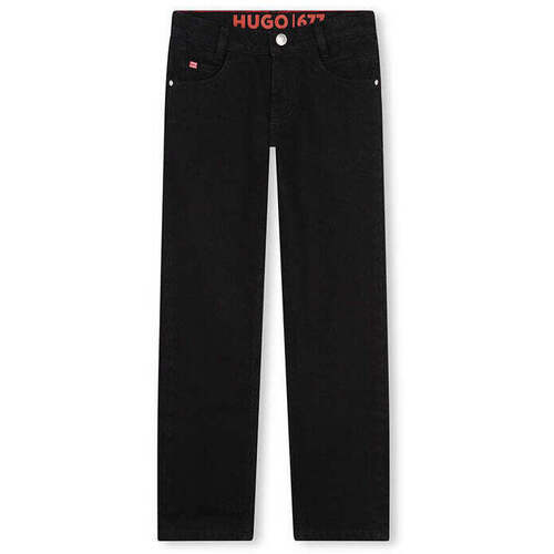 Textil Rapaz Calças Hugo Boss Kids G00192-Z11-2-19 Preto