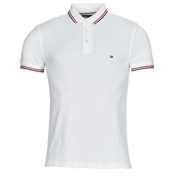 Textil Homem Polos mangas curta Tommy Hilfiger TIPPED SLIM FIT POLO Branco