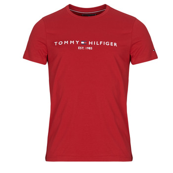 Textil Homem T-Shirt mangas curtas Tommy Hilfiger TOMMY LOGO TEE Vermelho