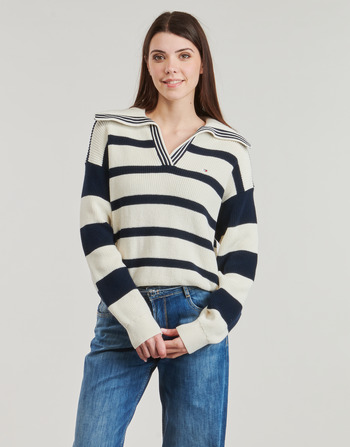 Tommy Hilfiger CO CARDI STITCH OPEN POLO SWT LS