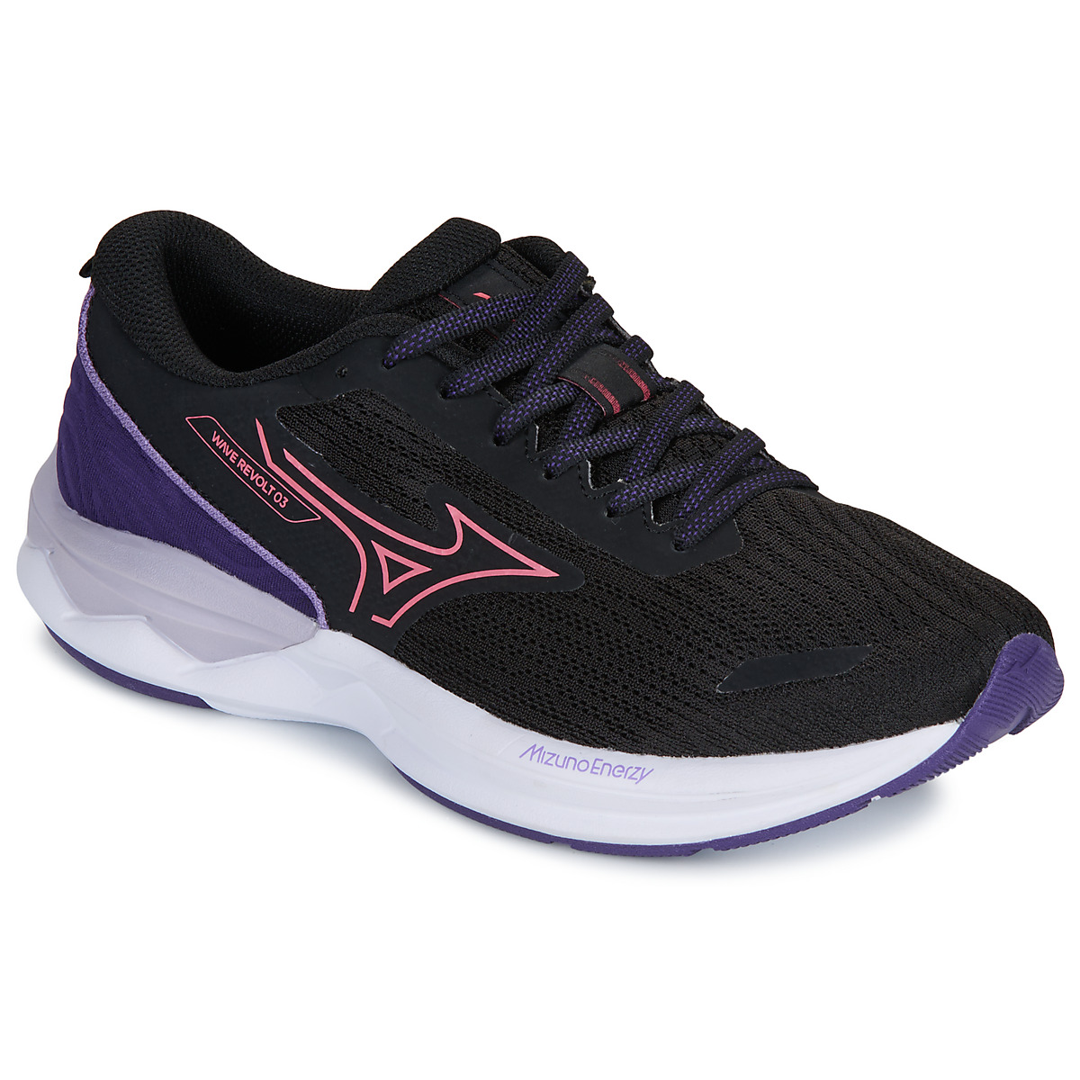 Sapatos Mulher Running Mizuno WAVE REVOLT 3 Preto / Violeta