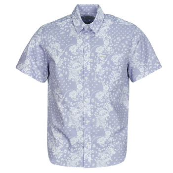 Textil Homem Camisas mangas curtas Guess SS REG PKT COLLAR SHIRT Azul