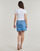 Textil Mulher T-Shirt mangas curtas Guess SL CN SNAP EMBRO SLIM TOP Branco
