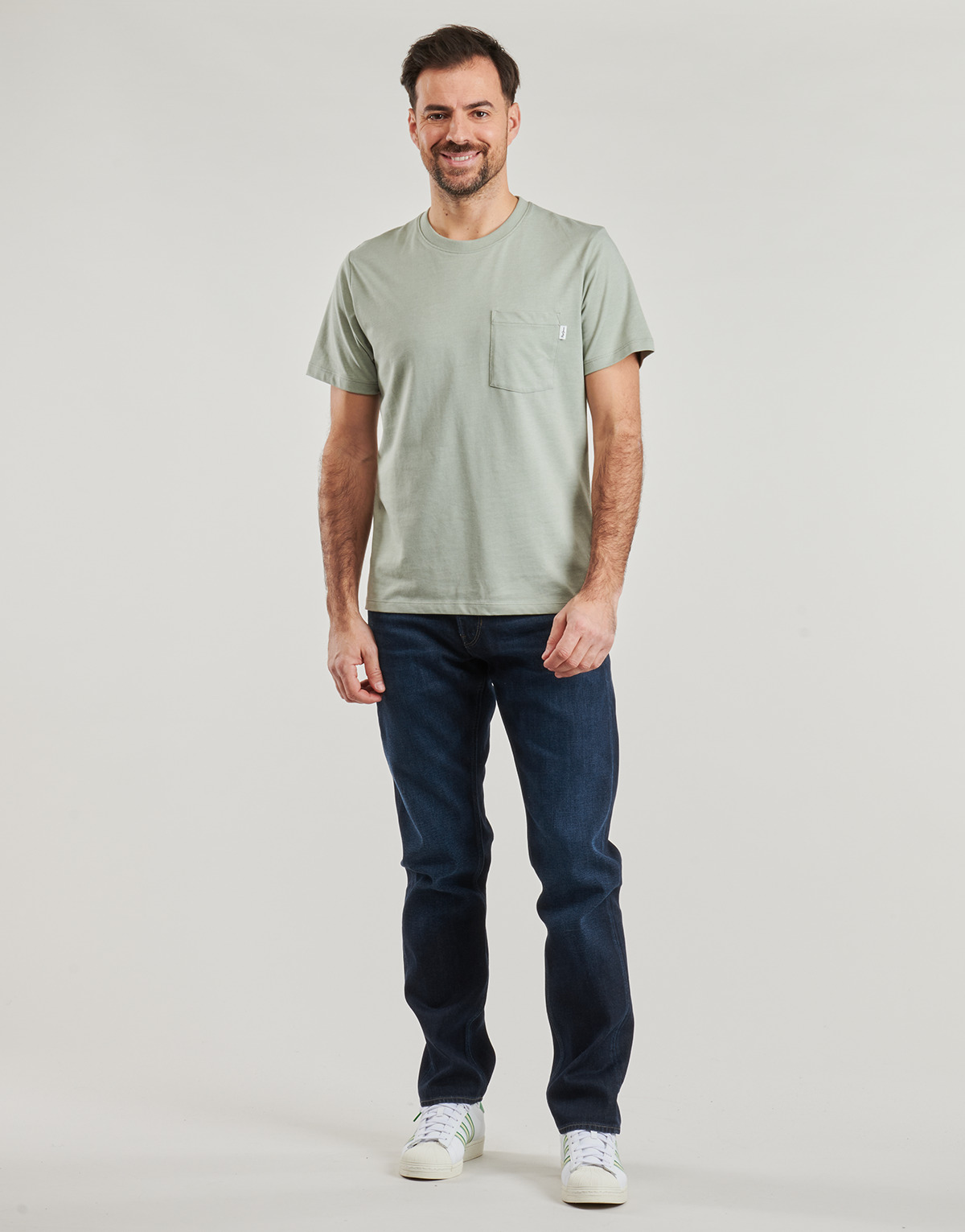 Textil Homem Calças Jeans G-Star Raw MOSA STRAIGHT Azul